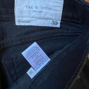 Rag & Bone Men's Dark Jeans - Slim Fit
